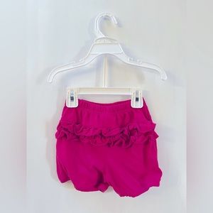 Sprockets Pink Ruffle-Back Shorts